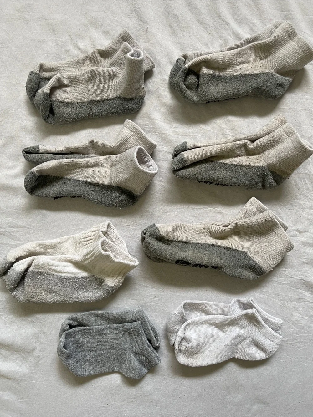 Kids Low-Cut Athletic Socks 8 Pairs/Pack | Size: Kids 11.5-2 | USPA & Unbranded